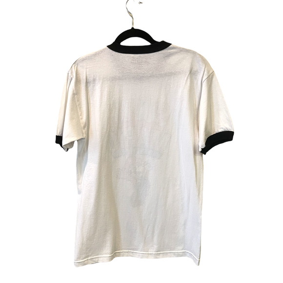 Super Mario Bros Ringer White T-Shirt medium 2019 Nintendo Gaming - Picture 2 of 2